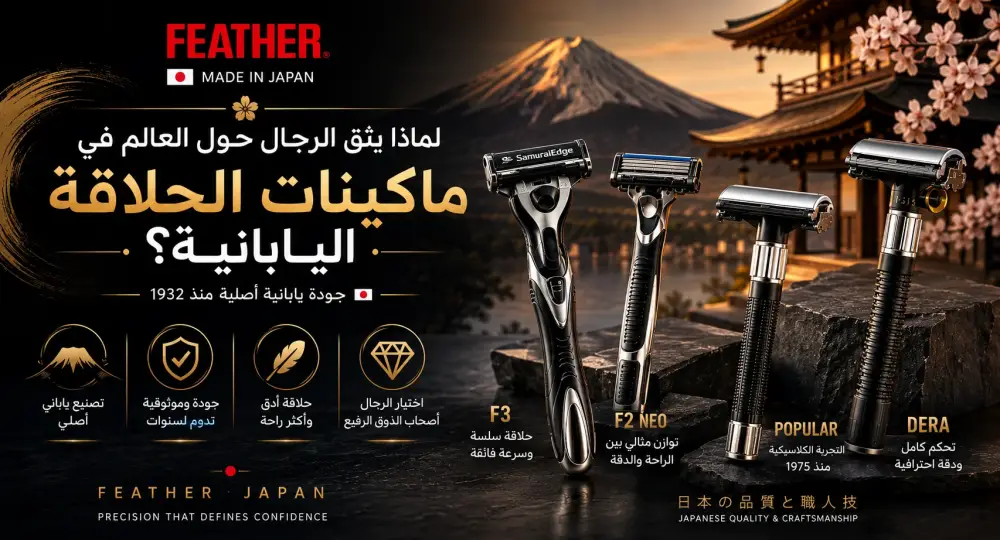 لماذا يثق الرجال حول العالم في ماكينات الحلاقة اليابانية؟