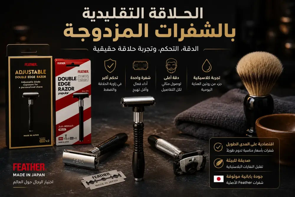 الحلاقة التقليدية بالشفرات المزدوجة: لماذا يعود إليها الكثير من الرجال؟